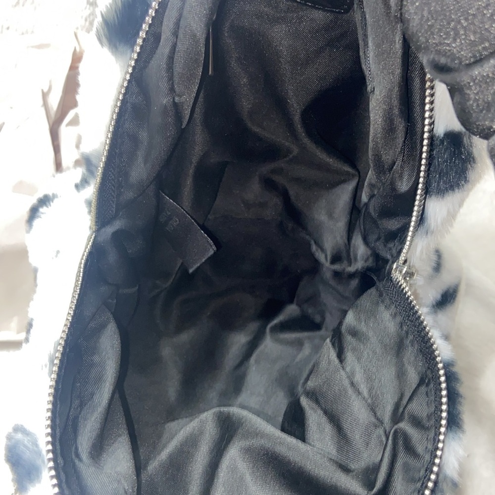 Gilda Paris Faux Fur mini backpack NWT - Picture 8 of 11